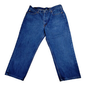 Levi's 550 Jeans Men's 40 x 30 Relaxed Fit Baggy Dark Blue Wash Leg Strauss
